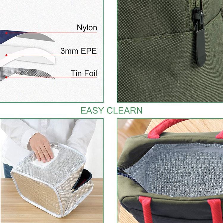 隔热冷藏包便携式夏季沙滩高尔夫钓鱼野餐工作午餐葡萄酒软午餐手提包热箱女学生男学生