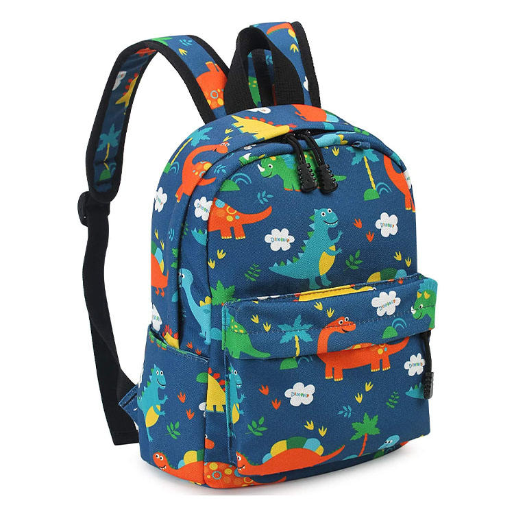 帆布书包可爱定制标志高品质防水外袋儿童日常生活大容量学校背包