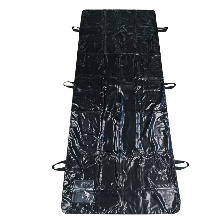 China Manufacturer Black PVC  Heavy Duty Body Bag Hospital Mortuary Morgue Packing Death Body Bags Dead for Hospital