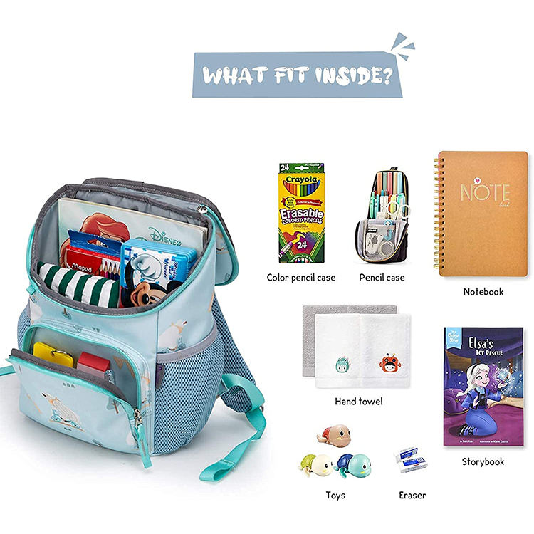 蓝色幼儿儿童背包男孩女孩托儿所幼儿园幼儿卡通学校背包包